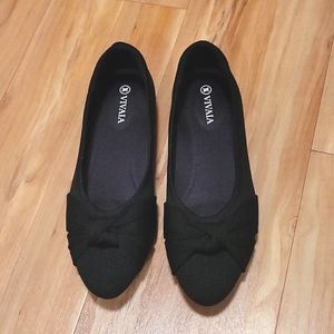 Vavaia Round-Toe Knotted Flats